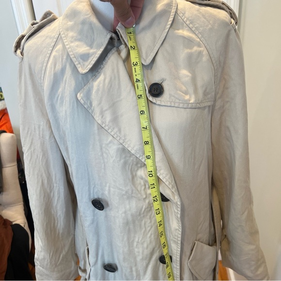 Coach Drapey Trench Coat Size M F29071 - Picture 10 of 16